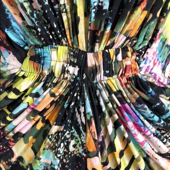 ABS Multi-colored Mini Dress S EUC - Picture 7 of 8